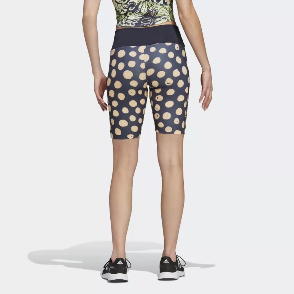 Adidas x Farm Rio High Rise Bike Shorts